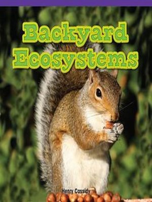 cover image of Backyard Ecosystems